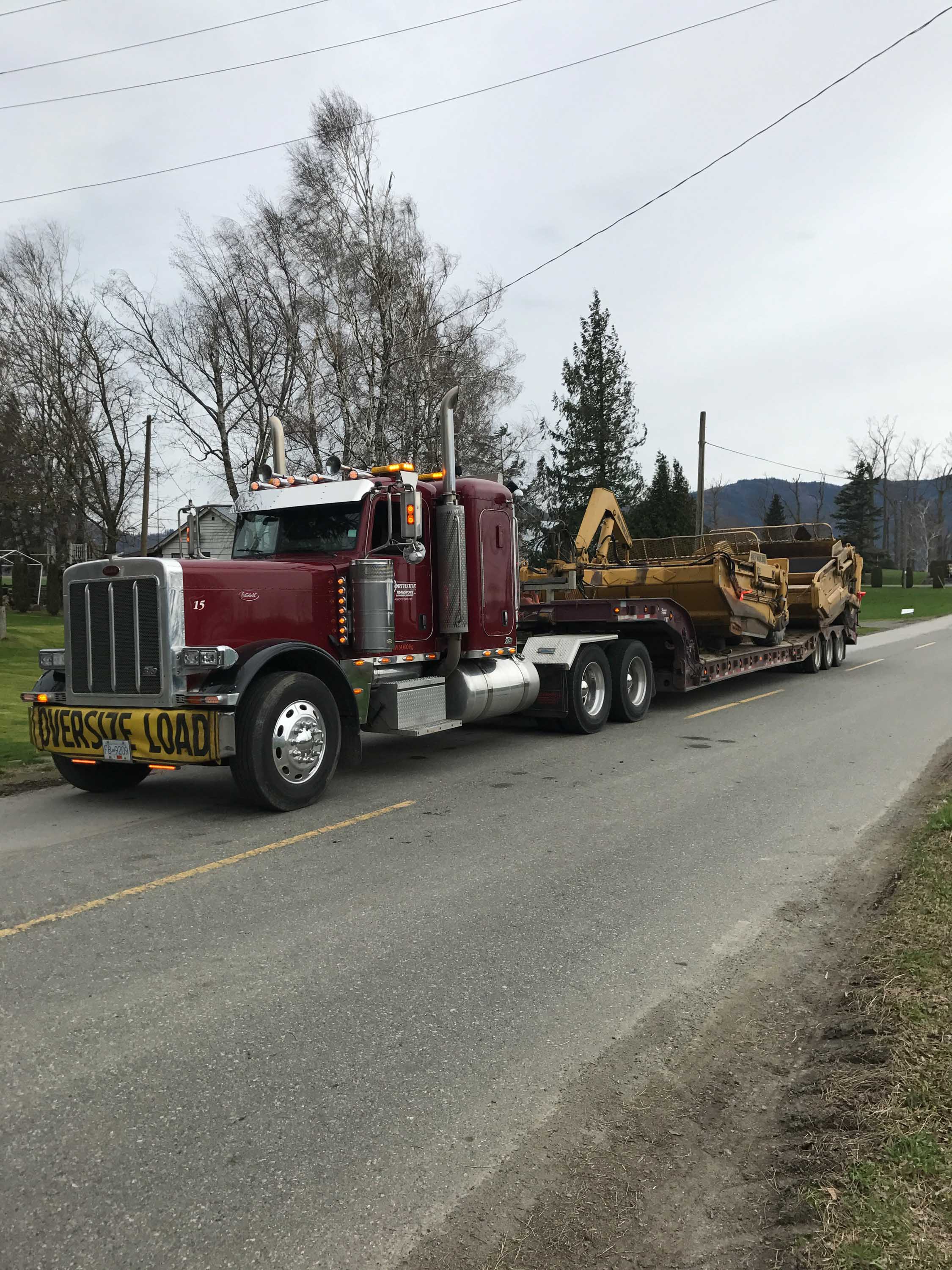 Paving Equipment Haul Lower Mainland