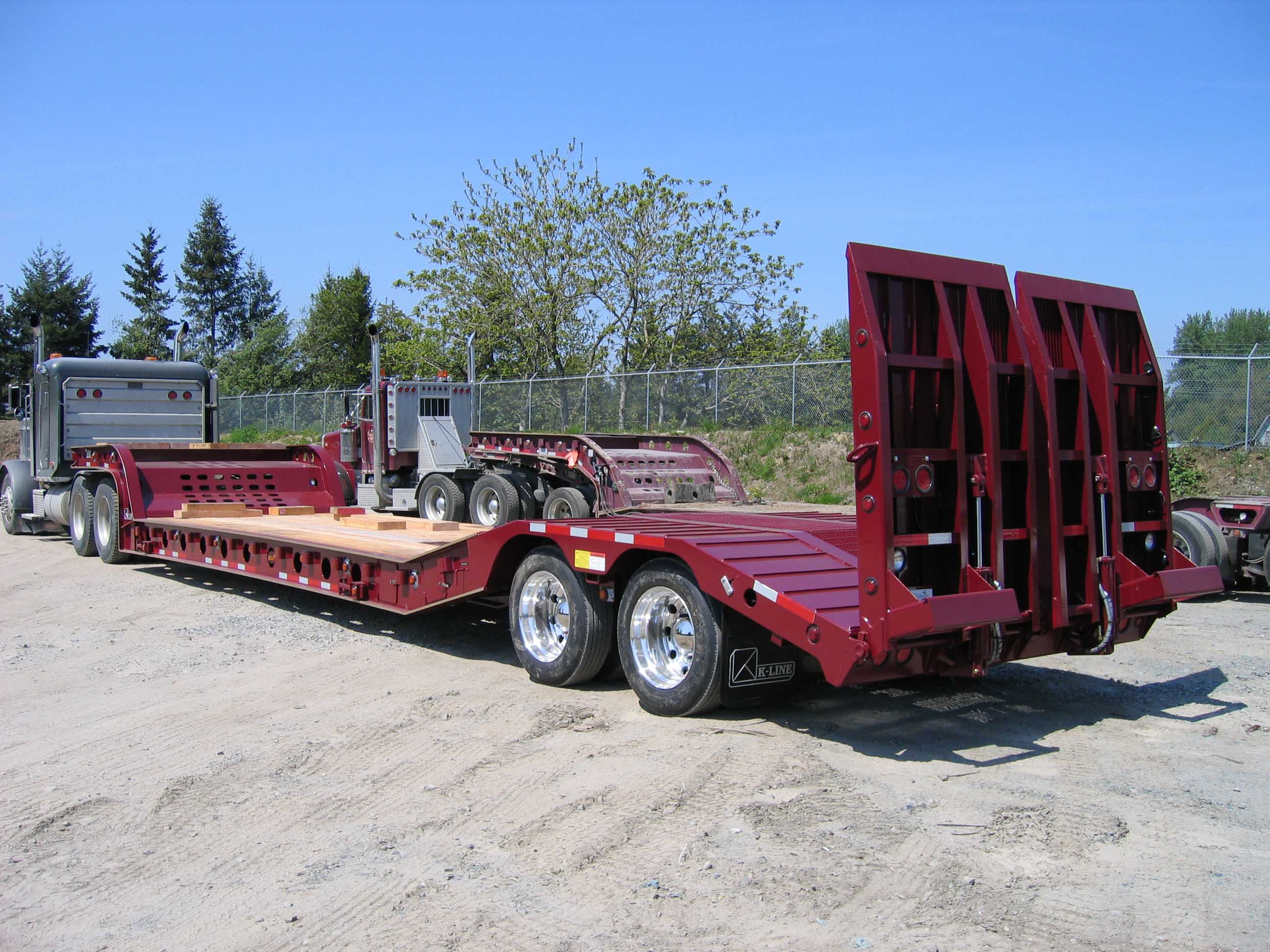 Ramp Bed Transport Trailer Lower Mainland